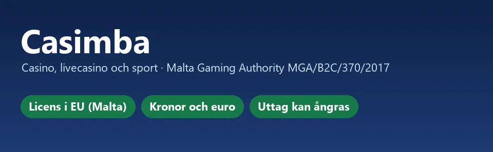 Faktakort om Casimba