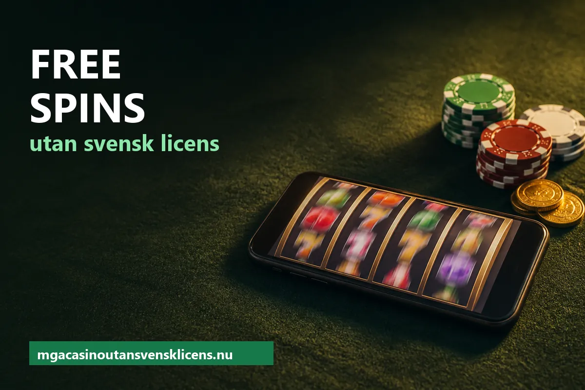 Mobil med färgglada spelhjul på ett mörkgrönt filtbord bredvid en liten hög casinomarker