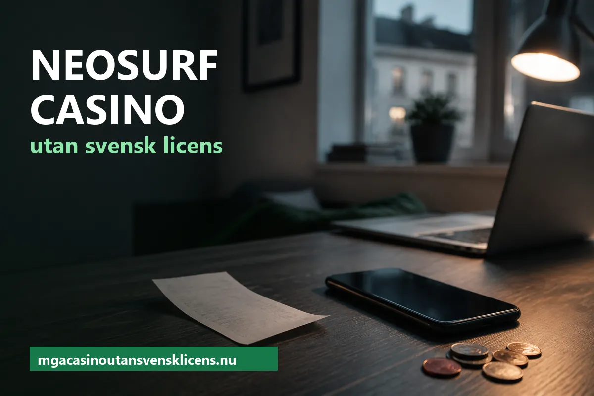 Kvittolapp bredvid en mobiltelefon, några mynt och en bärbar dator på ett skrivbord en kväll