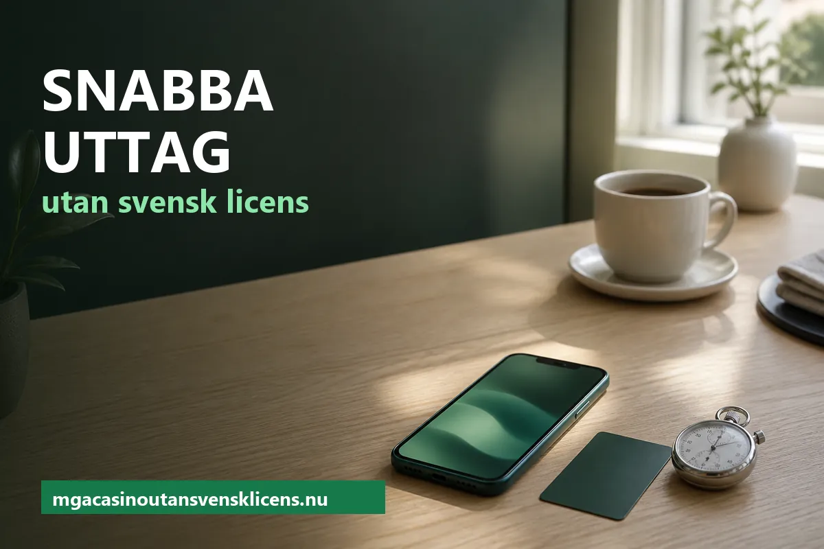 Mobiltelefon, bankkort och tidtagarur på ett skrivbord i morgonljus