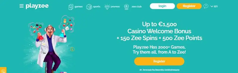 Playzee startsida