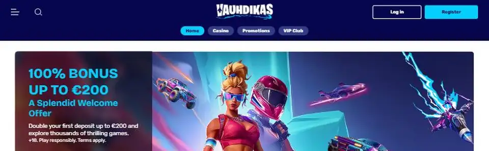 Vauhdikas startsida